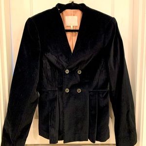 Black velvet Rebecca Taylor jacket